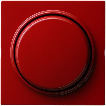 Gira S-color wisseldrukcontact met wip en afdekking 1-polig rood