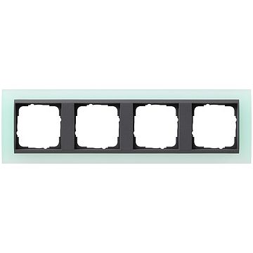 Gira Event afdekraam 4-voudig antraciet/opaque mint