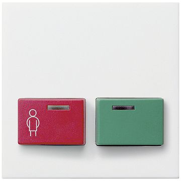 Gira centraalplaat Ackermann 73120 A - systeem 55 zuiver wit mat (024427)