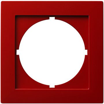 Gira S-color adapterraam rond 50x50mm rood