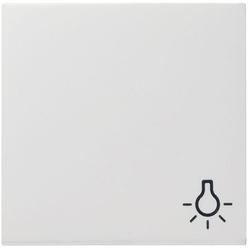 Gira bedieningswip symbool licht - systeem 55 zuiver wit mat (028527)