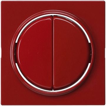Gira S-color tastschakelaar met 2-voudige wip rood