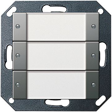 Gira Tastsensor 2 3-voudig 24V pot.vrij TK edelstaal (2003600)