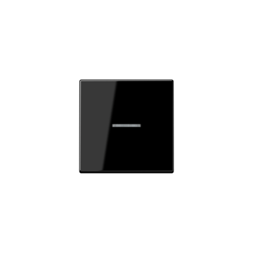 JUNG schakelwip controleschakelaar met lens zwart (A590BFKO5SW)