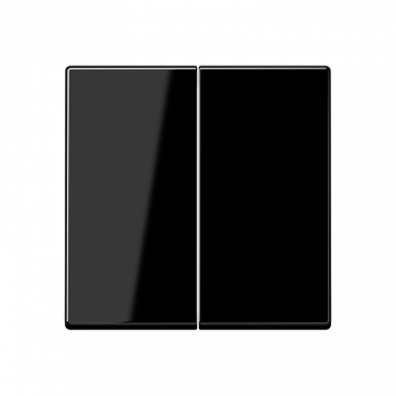 JUNG A500 serieschakelaar 2-delige wip zwart