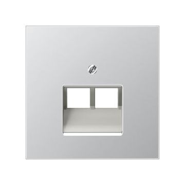 JUNG centraalplaat voor 2 x UAE/IAE - LS range aluminium (AL2969-2UA)