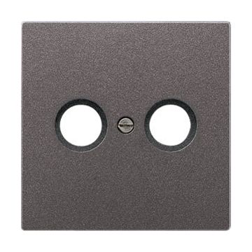 JUNG centraalplaat antenne aansluiting - LS range antraciet (AL2990TVAN)