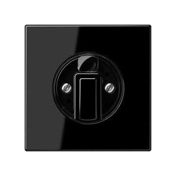 JUNG LS990 afdekking draaischakelaar zwart (LS1941SW)