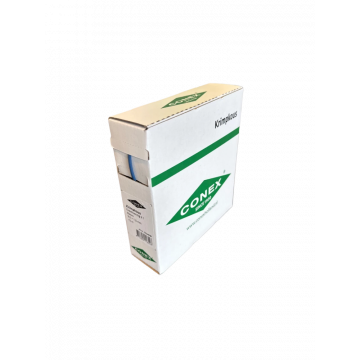 Conex krimpkous op rol 2:1 6.5 Blauw 10 meter (CK54006B)