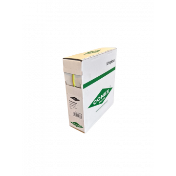 Conex krimpkous op rol 2:1 15.5 Geel/Groen 5 meter (CK53009B)