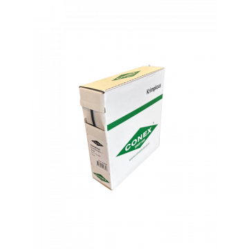 Conex krimpkous op rol 2:1 19.0 zwart 5 meter (CK52010B)