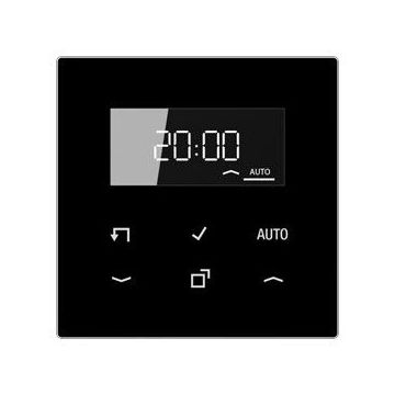 JUNG LS990 timer standaard met display - zwart (LS 1750 D SW)