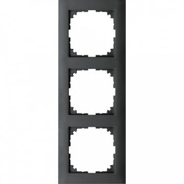 Merten M-Pure 3-voudig afdekraam - antraciet (MEG4030-3614)
