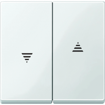 Schneider Electric systeem M wip voor jaloezieschakelaar - polarwit (MTN432419)