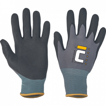 Cerva Nyroca Maxim nylon flex handschoen met nitril foam coating maat 8 (0108006999080BN)