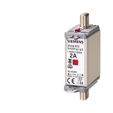 Siemens AG 3NA6824 SIE MESPATR.DIN 000 80A GL/GG 3 stuks