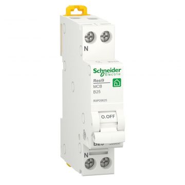 Schneider Electric installatieautomaat 1-polig+nul 25A B-kar (R9P09625)