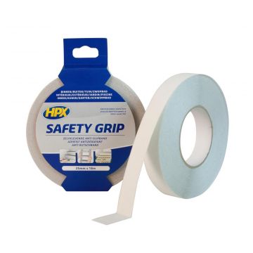 HPX grip tape 25mm x 18 meter semitransparant (SC2518)