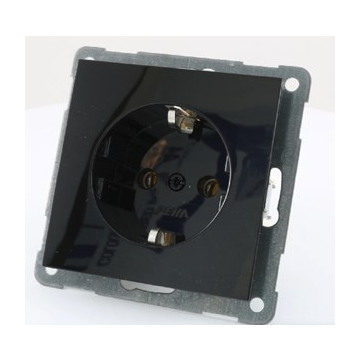 PEHA Nova stopcontact, inbouw, RA, diepzwart(00036911)