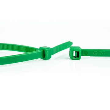 WKK tie wraps 2.5x100mm groen - per 100 stuks (11032571)