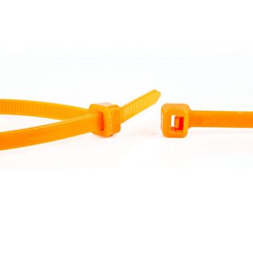 WKK tie wraps 2.5x100mm oranje - per 100 stuks (11032371)