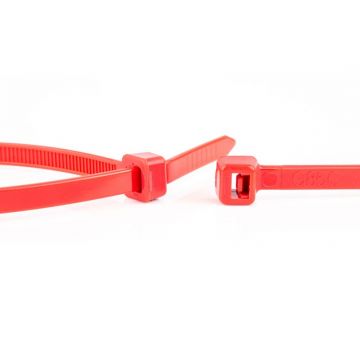 WKK tie wraps 2.5x100mm rood - per 100 stuks (11032271)