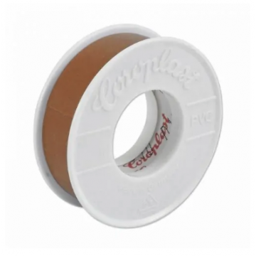 Coroplast isolatietape 15mm x 4,5 meter bruin (103213)