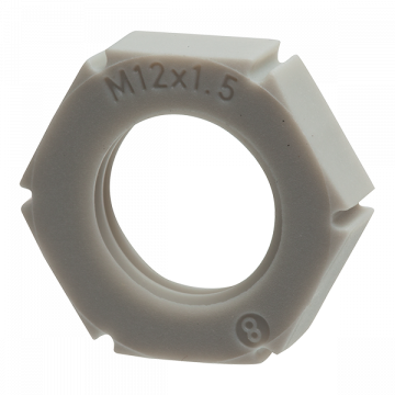 Wiska moer M12x1,5 mm grijs (EMUG12)