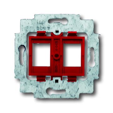 EMhub Universeel UTP draagframe voor 2x UTP met 2x CAT5e keystone (S12037)