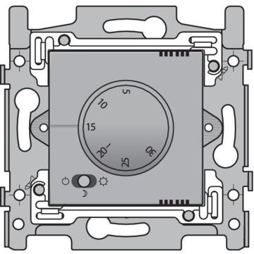 Niko elektronische thermostaat 230V - sterling (121-88001)