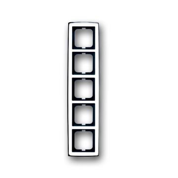 ABB Busch-Jaeger 1725-80G BUS AFDEKRAAM 5V S-CHROOM GLS (1725-80G)