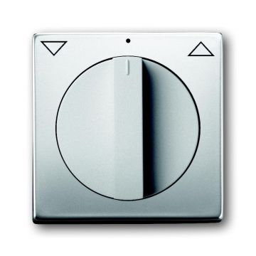 ABB Busch-Jaeger jaloezie draaischakelaar - Pure stainless steel (1740-866)