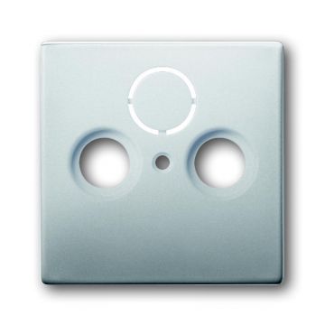ABB Busch-Jaeger centraalplaat radio/tv - Pure stainless steel (1743-866)