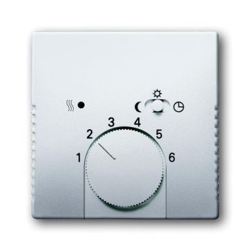 ABB Busch-Jaeger centraalplaat thermostaat - Pure stainless steel  1795-866 (1795-866)