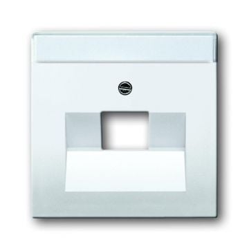 ABB Busch-Jaeger centraalplaat voor datadoos 1 x RJ45 - Solo studiowit (1803-84)