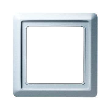 ABB Busch-Jaeger afdekraam 1-voudig IP44 - All weather 44 aluminium (2101-33)