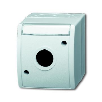 ABB Busch-Jaeger 2533 WN-54 BUS LEEG HUIS GAT 22.5 MM IP44 (2533 WN-54)