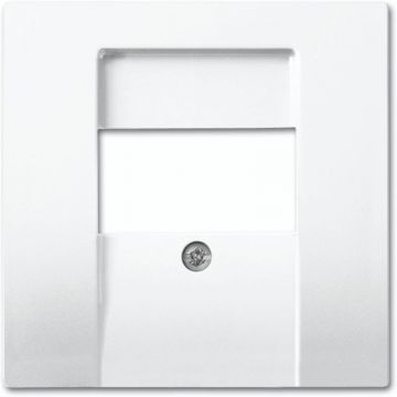 ABB Busch-Jaeger centraalplaat voor luidspreker/TAE/usb - Busch-balance SI zuiver wit (2539-914)
