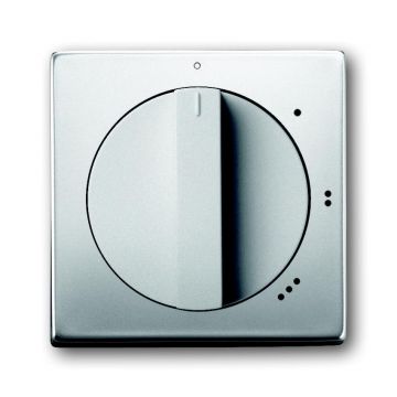 ABB Busch-Jaeger 3-standen schakelaar/ventilatorschakelaar - Pure stainless steel (2542 DR/01-866)