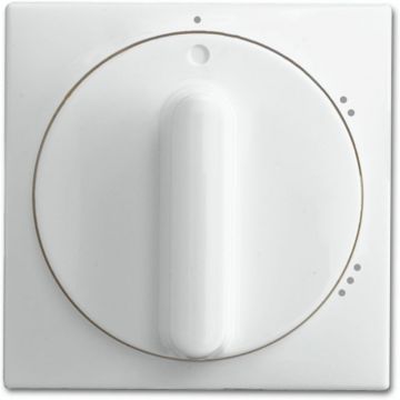 ABB Busch-Jaeger centraalplaat voor inbouw 3 standen schakelaar 2710/1U SI-B - Busch-balance SI zuiver wit (2542 DR/02-914)
