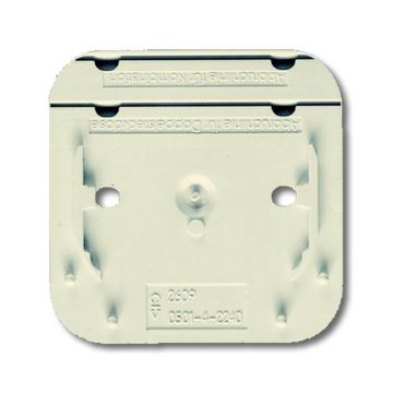 ABB Busch-Jaeger Montageplaat voor opbouwschakelmateriaal, 1-/2-voudig, AP creme(2609 AP)