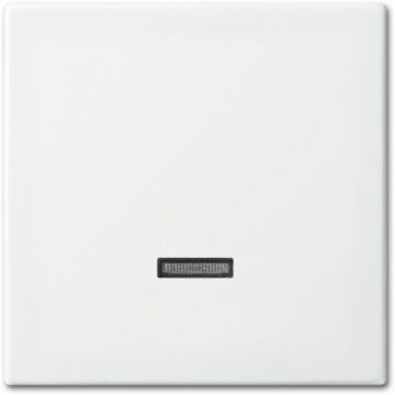 ABB Busch-Jaeger enkele wip voor tipdim + relaissokkels - Busch-balance SI zuiver wit (6543-914-102)