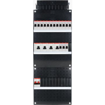 ABB-HAF groepenkast 15 groepen 1 fase 220x610 (BxH)