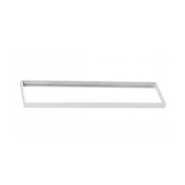 EMhub opbouwframe wit tbv 120x30 ledpaneel