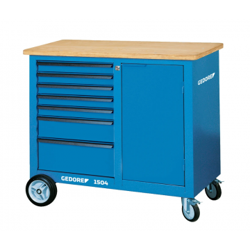 GEDORE mobiele werkbank met 7 laden 985x1100x550xmm - blauw (1504 0511)