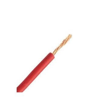 Montagedraad VDS 1 mm2 H05V-K rood per rol 100 meter