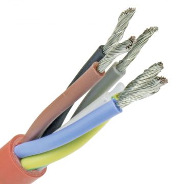 Helukabel SIHF siliconenkabel 5x0.75mm2 per meter