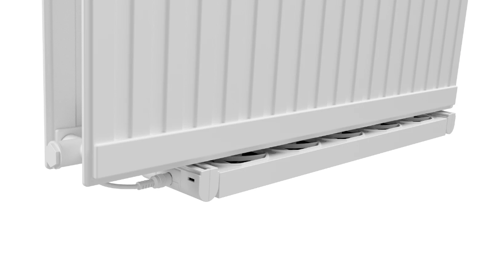 Miniatuur van Heatfan radiator ventilator 3-voudig wit - set 1 stuk (56196)