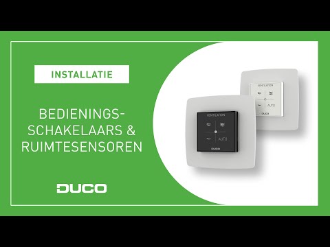 Duco vocht ruimtesensor met bediening RF - wit (0000-4606)