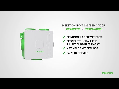 Miniatuur van Duco Ducobox Reno mechanische ventilatie unit met perilex aansluitsnoer 325 m3/h (0000-4805)
